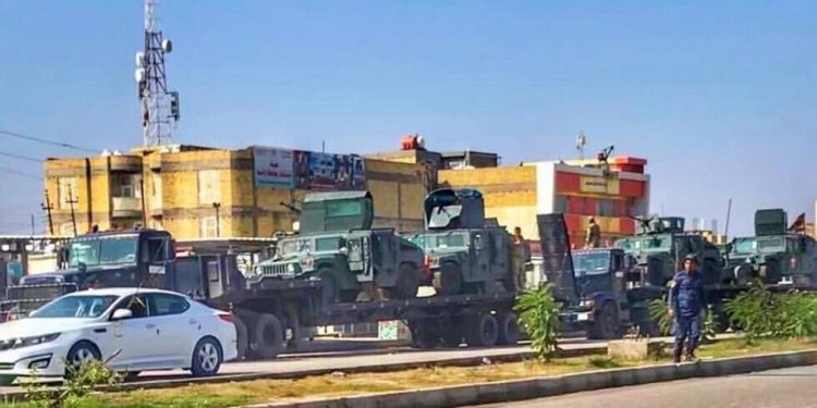 وصول قوات الرد السريع العراقية إلى محافظة ميسان 1