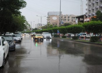 إدارة المرور:سقوط امطار خفيفة علي الطرق ... دون التأثير علي الحركة المرورية 13