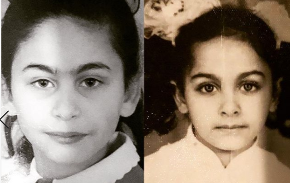 مين الأحلى.. شاهد ميس حمدان وشقيقتها مى سليم فى مرحلة الطفولة 1