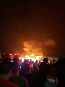 صور.. رفع الطوارئ بمحافظة البحيرة بعد حريق خط البترول 6