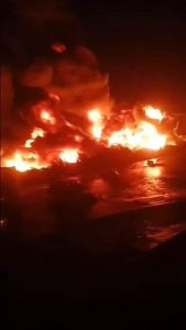 صور.. رفع الطوارئ بمحافظة البحيرة بعد حريق خط البترول 2