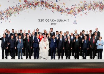 (Osaka - Japão, 28/06/2019) Presidente da República, Jair Bolsonaro, durante foto de família dos Líderes do G20..Foto: Alan Santos / PR