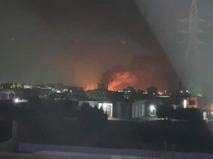 صور.. رفع الطوارئ بمحافظة البحيرة بعد حريق خط البترول 3