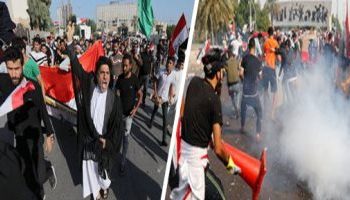 مقتل 4 متظاهرين فى البصرة خلال فض قوات الأمن للاعتصام 2