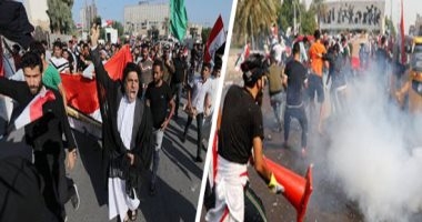 مقتل 4 متظاهرين فى البصرة خلال فض قوات الأمن للاعتصام 1