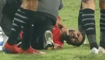 إصابة حسين الشحات بكدمة قوية فى مباراة المنتخب 5