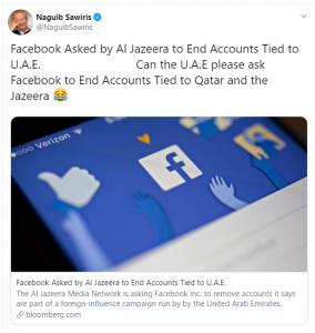 ردا على مطالب قطر .. "ساويرس" يطالب الإمارات بإغلاق حسابات الجزيرة من الفيس بوك 2