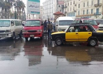 أمطار غزيرة تعاود السقوط على الإسكندرية مصحوب برياح باردة 3