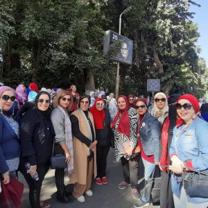 سيدات جمعية نهوض مصر ينظمن وقفة تضامنية بشأن الأحوال المدنية 2