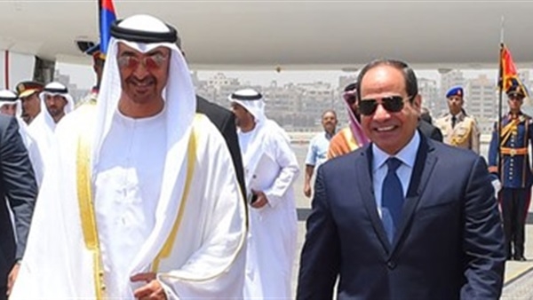 الشيخ محمد بن زايد يمنح الرئيس السيسي أرفع وسام في الإمارات 1
