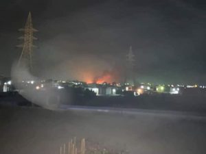 صور.. رفع الطوارئ بمحافظة البحيرة بعد حريق خط البترول 9