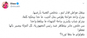 تعليق ناري من إليسا عن مقتل لبناني أمام ابنه 2