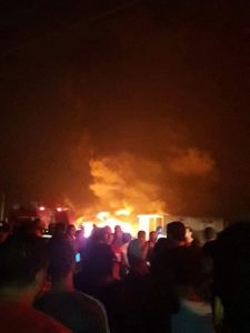 صور.. رفع الطوارئ بمحافظة البحيرة بعد حريق خط البترول 12