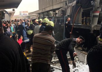 الصحة: إصابة 13 مواطنا في حادث تصادم قطارين بالقاهرة 2