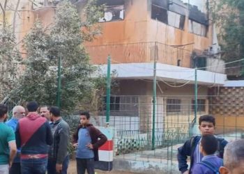 السيطرة على حريق داخل مدرسة فى منطقة فيصل دون اصابات 1