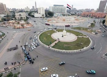 السيسى يوجه بتطوير ميدان التحرير لإضافة لمسة حضارية بقطع الاثار 2