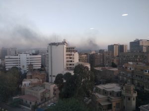 حريق فى محيط «وزارةالإسكان»..والدفع بـ5 سيارات إطفاء (صور) 3