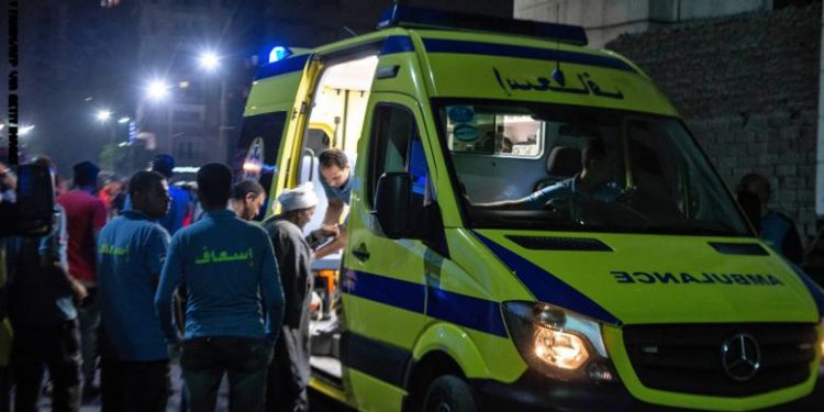 مصرع وإصابة 33 في حادث انقلاب اتوبيس على طريق القاهرة المنيا 1