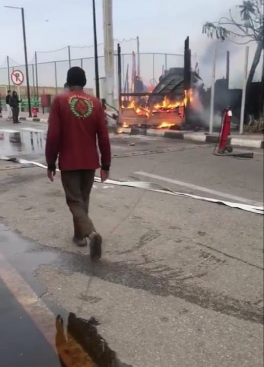 السيطرة على حريق داخل فرع النادى الأهلى بالشيخ زايد دون اصابات "صور" 6