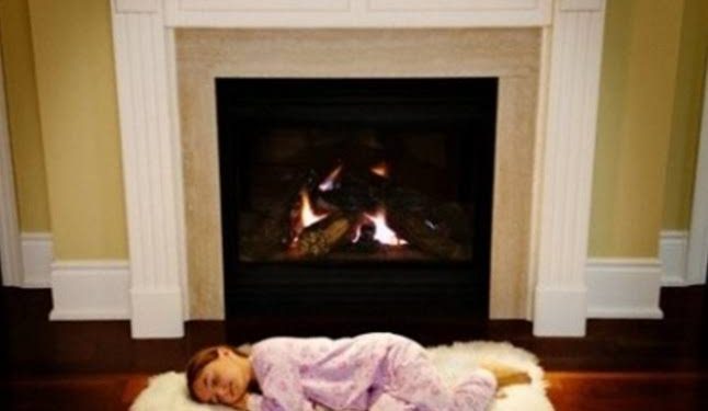 اختناق طفل أثناء نومه بجوار مدفئة