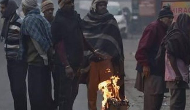 شدة البرودة تتسبب في وفاة العشرات في الهند