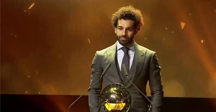 محمد صلاح يتسلم جائزة أفضل لاعب في إفريقيا 2018