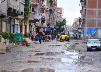 غرق الشوارع بالاسكندرية