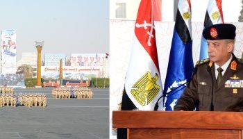 وزير الدفاع يشهد حفل انتهاء فترة الإعداد العسكرى لطلبة الكليات العسكرية 4