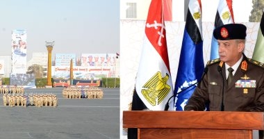 وزير الدفاع يشهد حفل انتهاء فترة الإعداد العسكرى لطلبة الكليات العسكرية 1