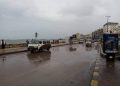 أمطار غزيرة تضرب محافظة الإسكندرية فى نوة الفيضة الكبرى 6