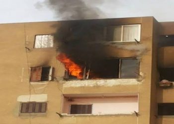 إطفاء الجيزة تسيطر على حريق شقة سكنية فى الدقى دون اصابات 4