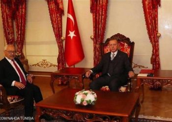 الغنوشي والرئيس التركي