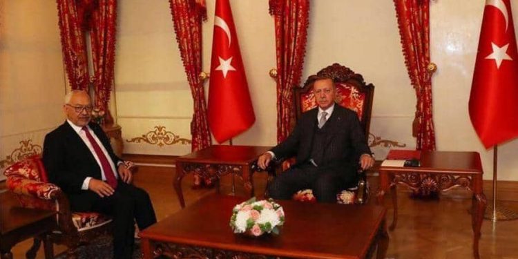 الغنوشي والرئيس التركي