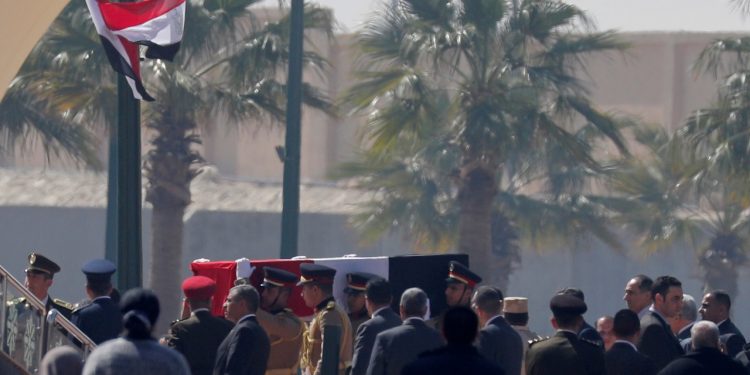وصول رئيس الوزراء ورئيس مجلس النواب للمشاركة في الجنازة العسكرية لـ مبارك 1