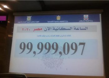 الساعة السكانية تعلن اقتراب سكان مصر لـ100 مليون نسمة 2
