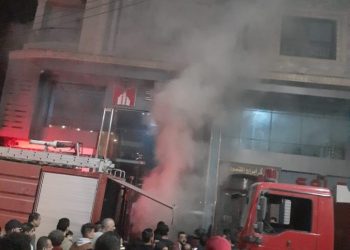 اندلاع حريق  في برج سكني بـ طنطا "صور" 3