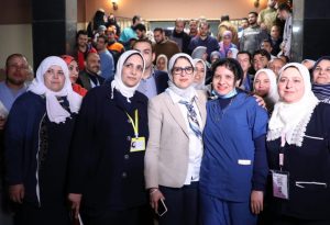 وزيرة الصحة تؤكد جاهزية مستشفى "الإخلاء" و"العيادات الخارجية" بمناطق الحجر الصحي 4