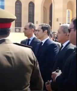 وصول الرئيس السيسي للمشاركة في الجنازة العسكرية للرئيس الأسبق مبارك 5