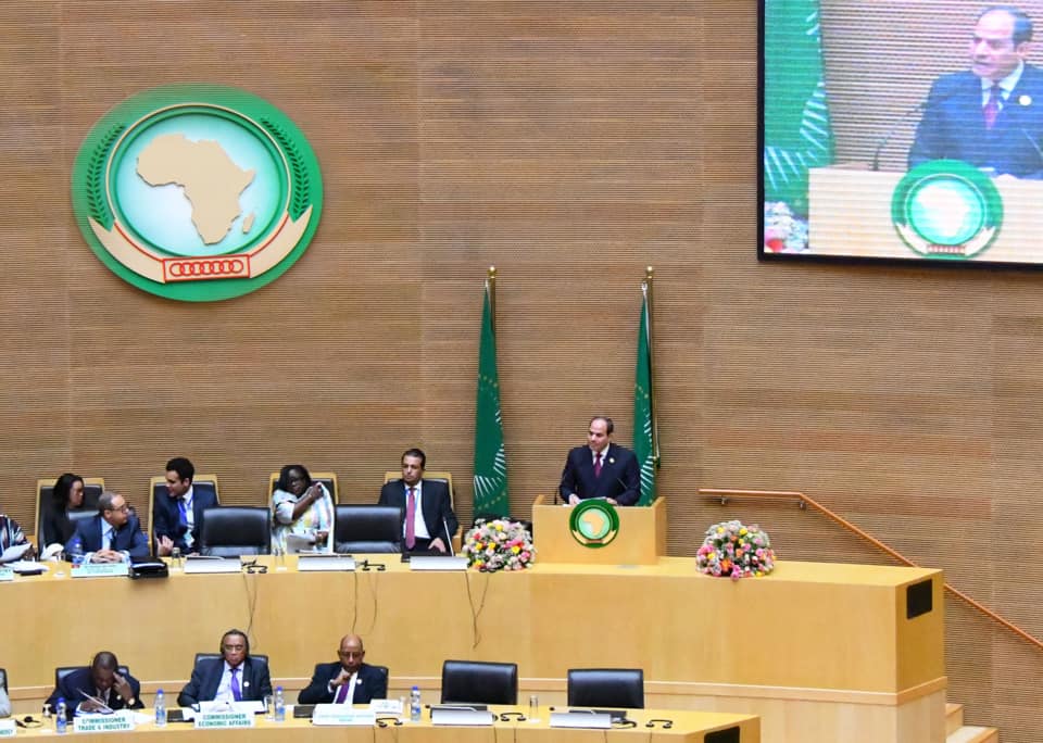 متحدث الرئاسة ينشر صور مشاركة السيسى فى القمة الإفريقية بأديس ابابا 3