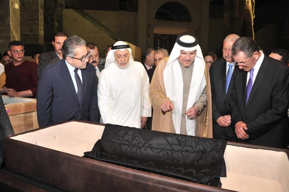 السعودية تهدي مصر قطعة من كسوة الكعبة لوضعها في متحف العاصمة الادارية 3