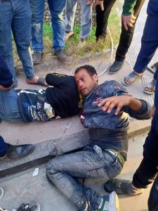 بالصور.. إصابة أمين شرطة أثناء مطاردة أمنية فى البساتين 2