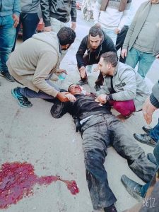 بالصور.. إصابة أمين شرطة أثناء مطاردة أمنية فى البساتين 1