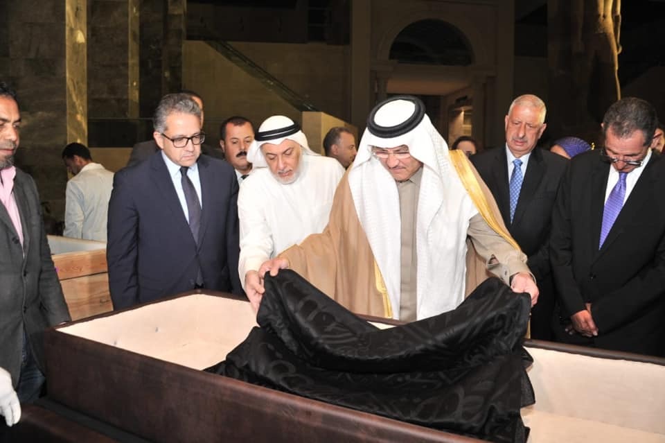 السعودية تهدي مصر قطعة من كسوة الكعبة لوضعها في متحف العاصمة الادارية 2