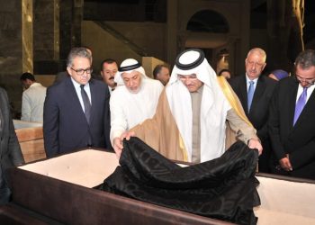 السعودية تهدي مصر قطعة من كسوة الكعبة لوضعها في متحف العاصمة الادارية 1