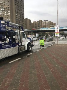 بالصور.. انتشار أمني مكثف بالشوارع لتسهيل الحركة المرورية عقب سقوط الأمطار 7