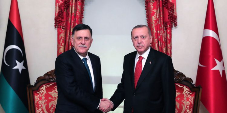 أردوغان يستقبل فائز السراج