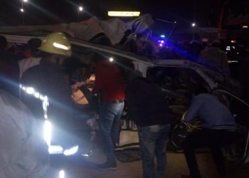 مصرع 10 أشخاص وإصابة 4 في حادث سير بمدخل مطار القاهرة الدولى 7