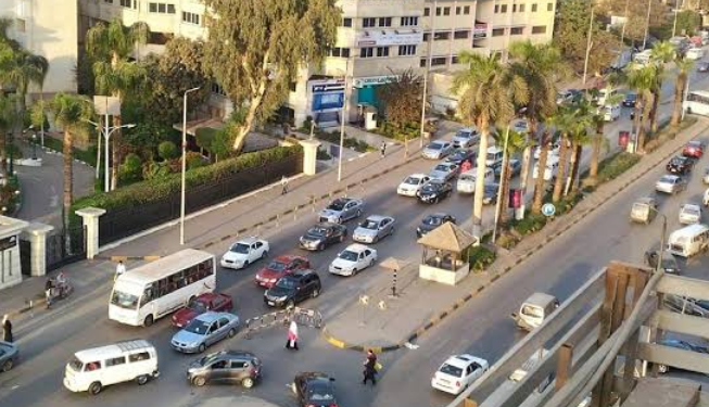 سيولة مرورية في شوارع القاهرة والجيزة 1