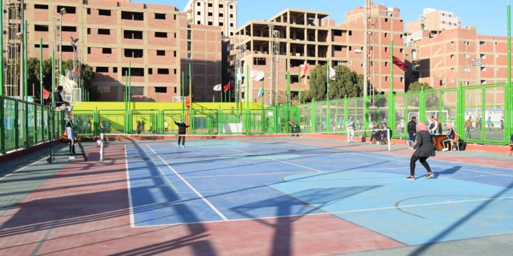 جامعة اسوان الاولى في مسابقة التنس الأرضي للسيدات