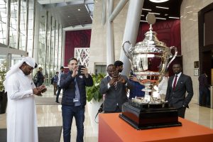 قطر تستعرض كأس السوبر الافريقي قبل مباراة الترجي والزمالك.. صور 2
